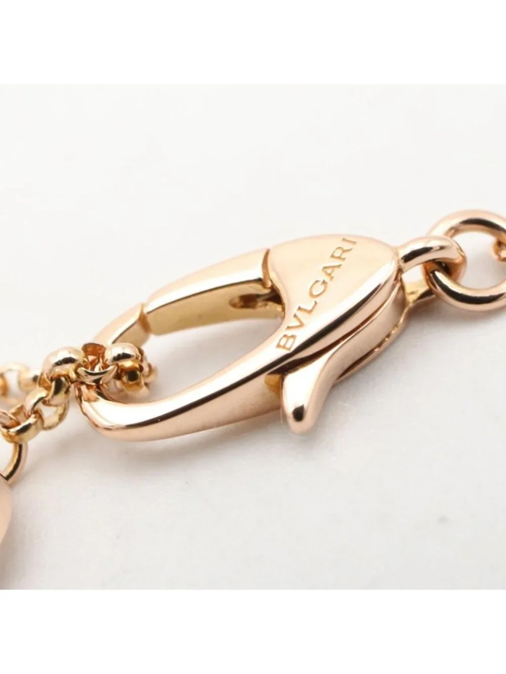 Bvlgari Necklace Diamond 38 18k Pink Gold